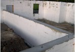 View from NE of garage and basement...