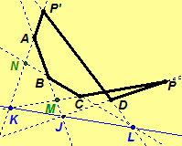 Diagram for proof of Theorem 4.18. Click to explore with javasketchpad.