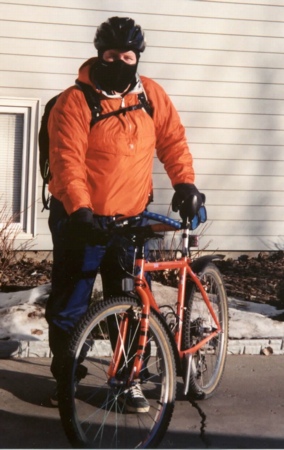 spring biking in Fargo