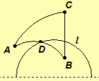 Pasch's Postulate satisfied in the Poincare half-plane.