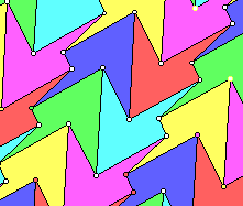 Illustration of a tesselation. Click for javasketchpad illustration.