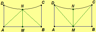 Diagrams for the two cases in the proof of Theorem 2.18.