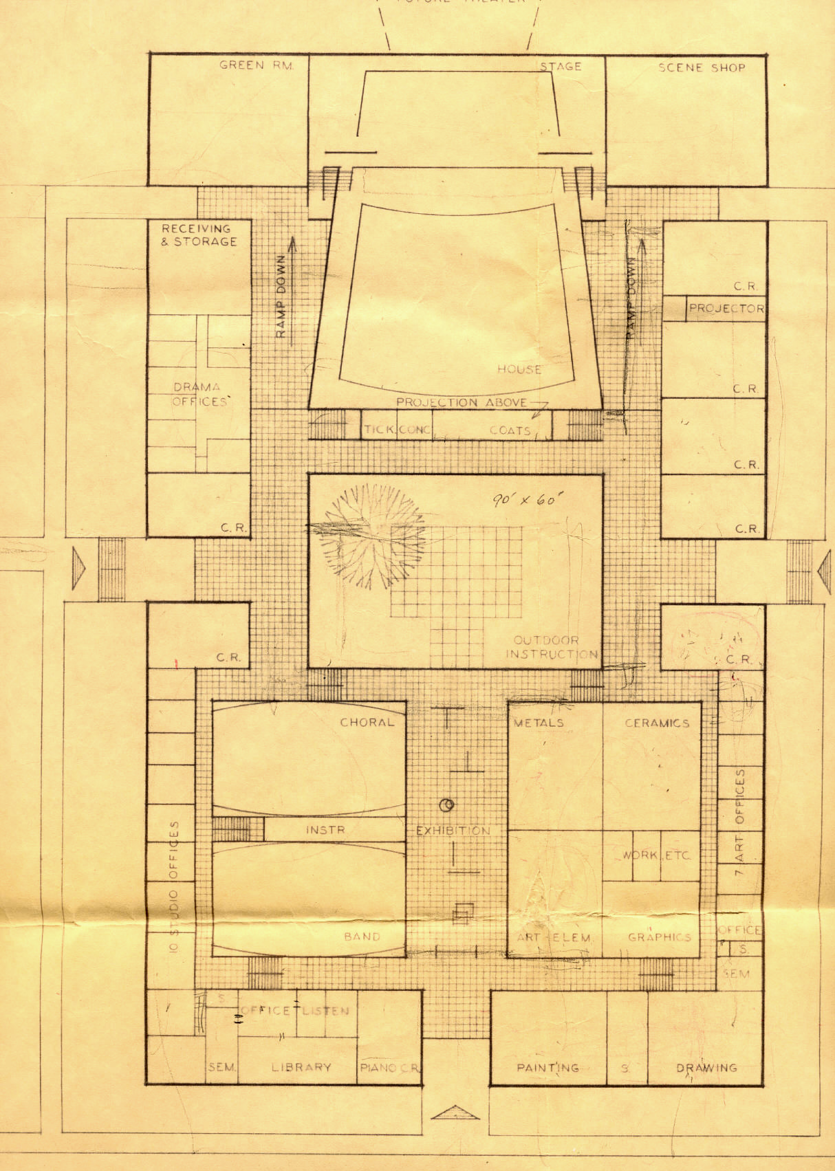 CA blueprint ca 1965