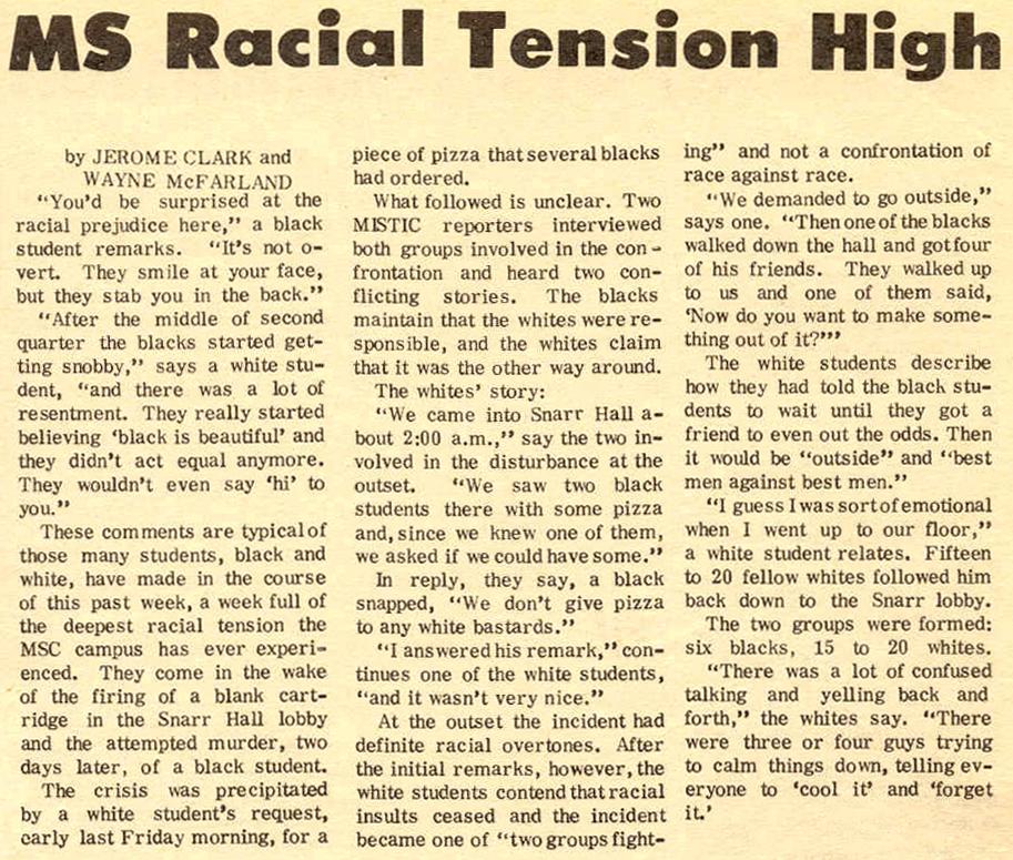 1969 racial tensions