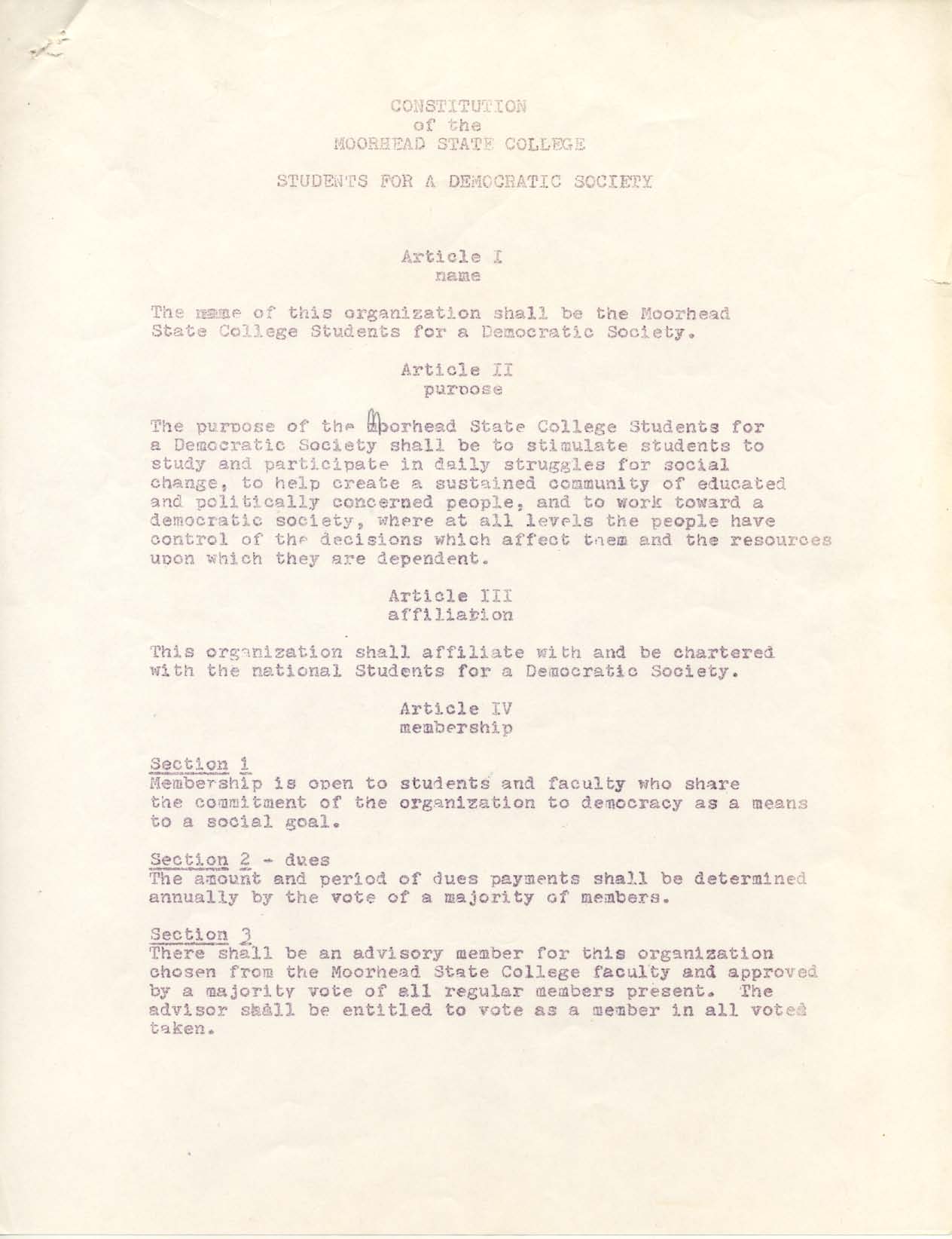SDS charter 1