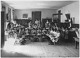 Sewing Class, Albuquerque Indian School