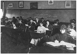 Classroom at Carlisle Indian School