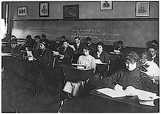 Classroom at Carlisle Indian School